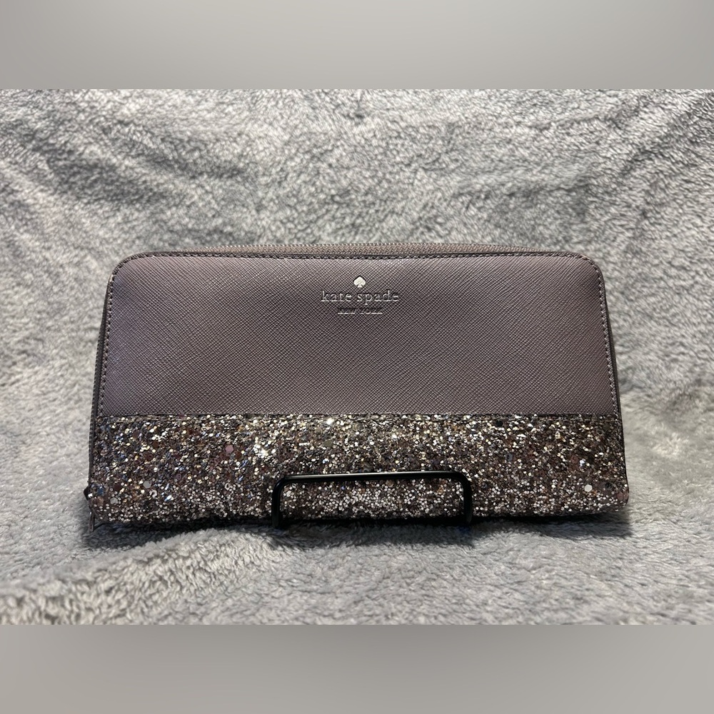 Kate Spade Greta Cityscape Glitter Wallet